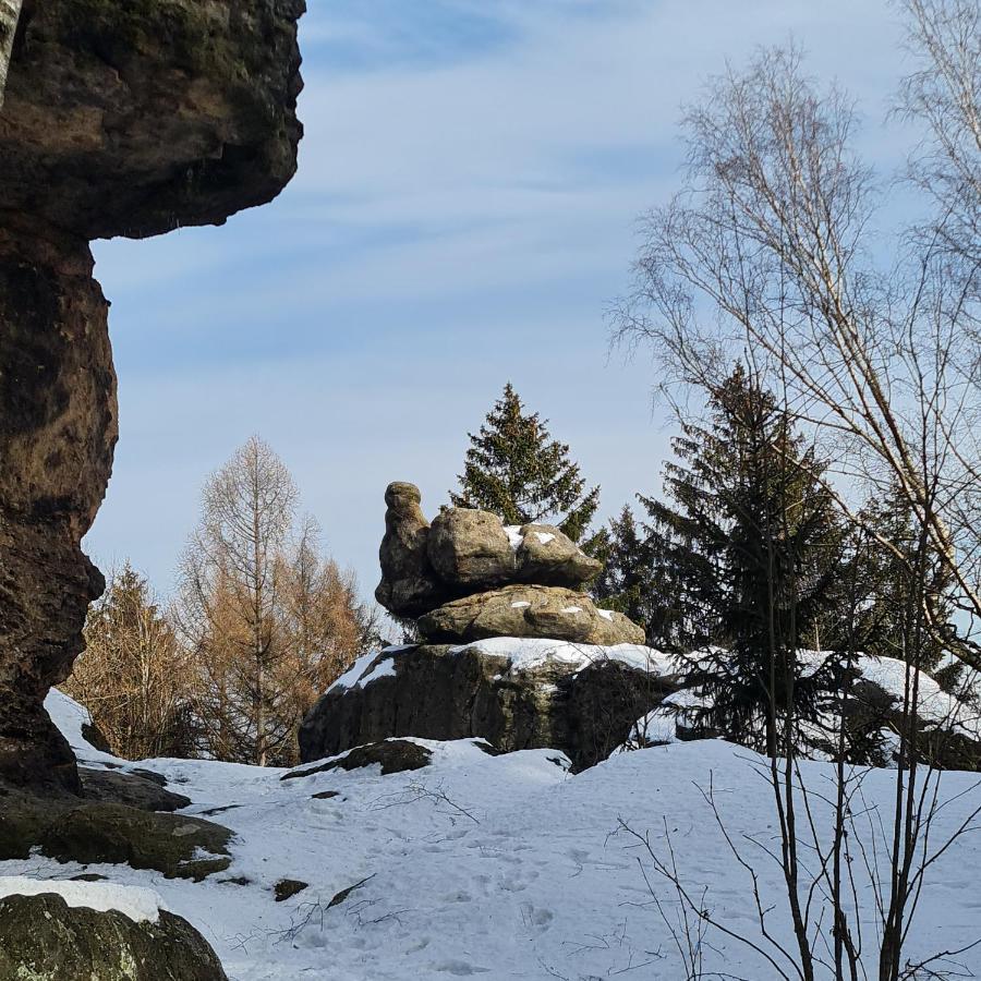 Urlaubsdomizil Am Toepfer - Ferienwohnungen In Olbersdorf Exterior foto